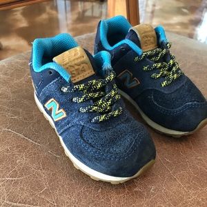 7 toddler new balance blue athletic sneakers